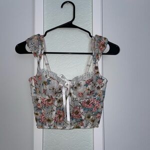 Victoria’s Secret Floral Corset Top